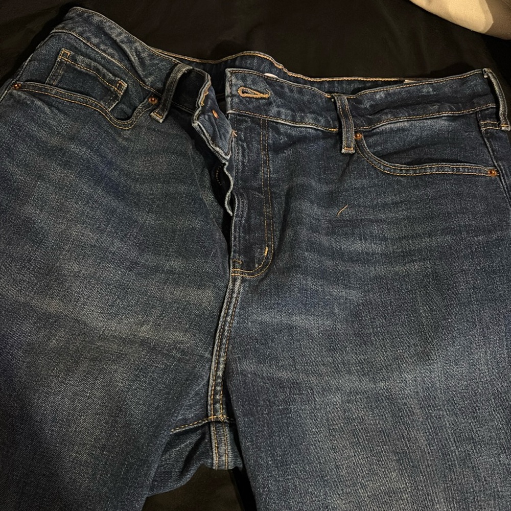 Old Navy high rise blue jeans